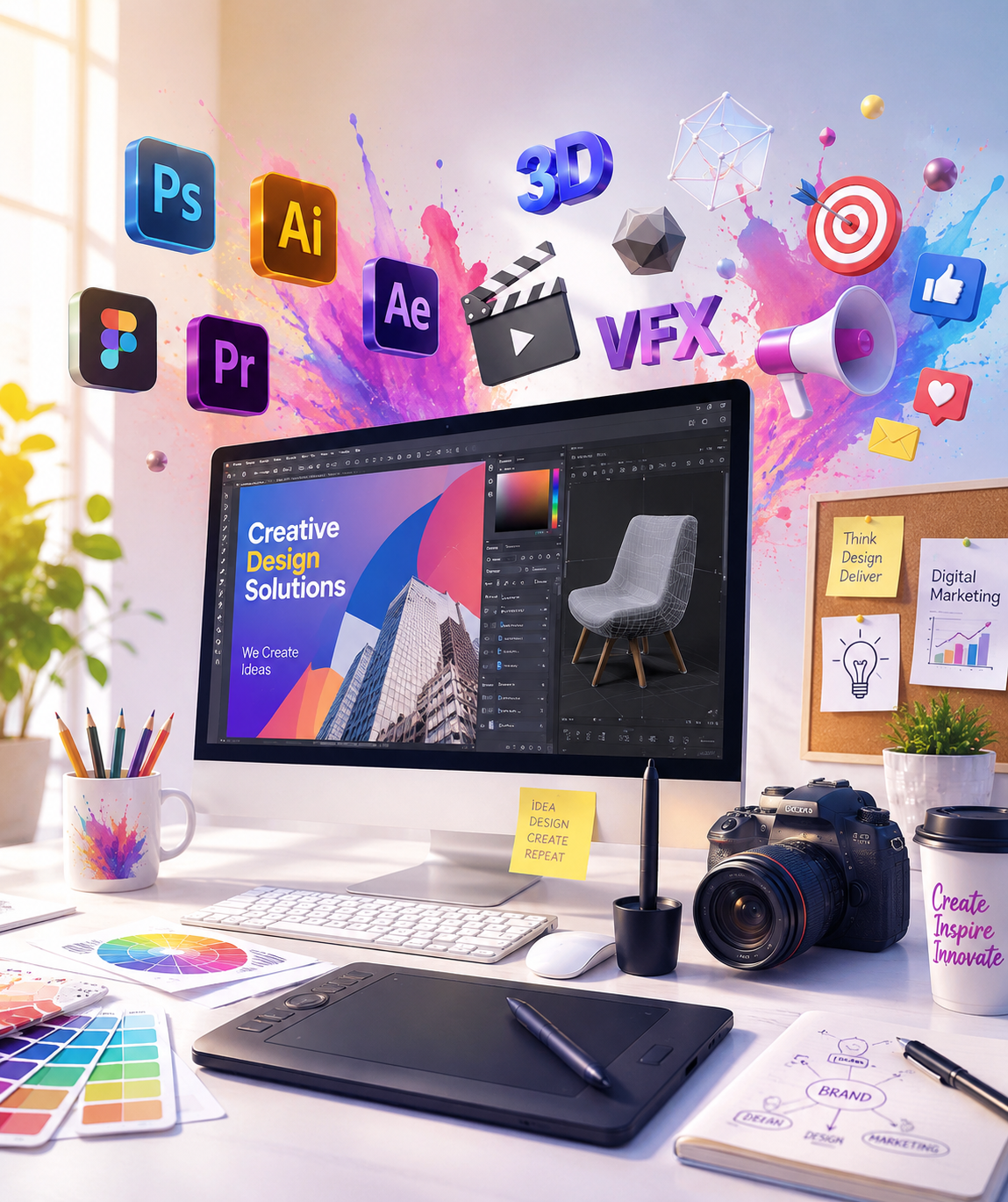 Diploma in
Graphic Design | VFX | 3D & Digital Marketing at JB International Academy